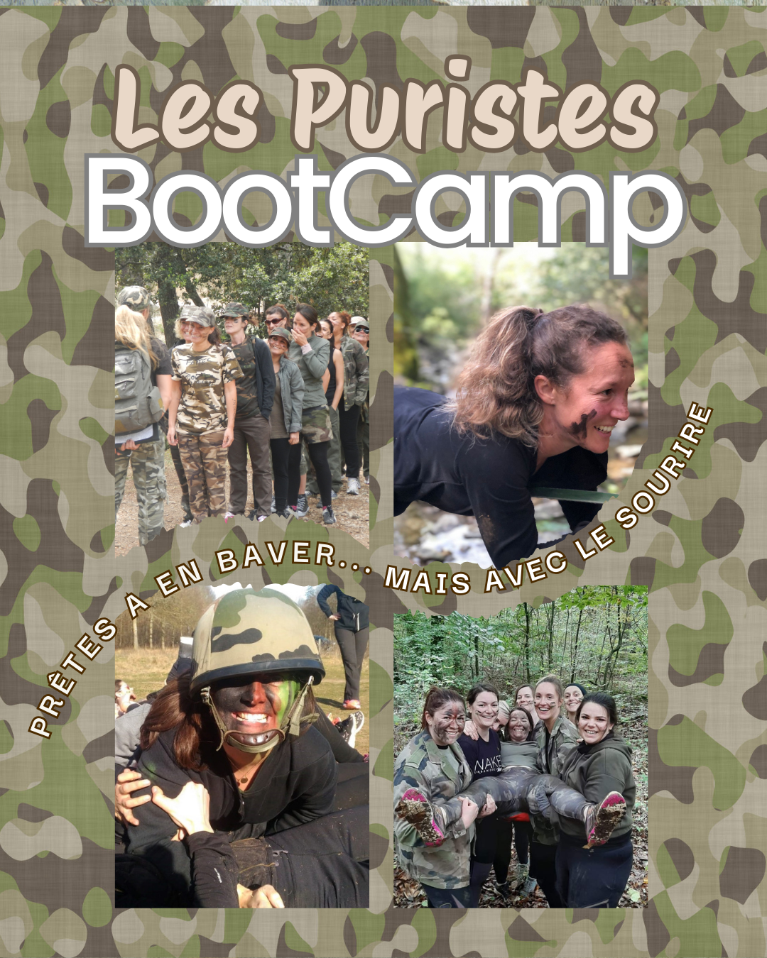 Evjf bootcamp nature guerrieres militaire